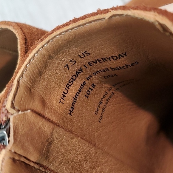 NEW Thursday Boot Company Paloma Spice Everyday Suede Heels shoes boots7.5 - Picture 7 of 11